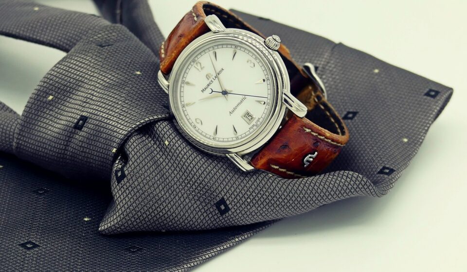 wrist watch, clock, necktie, men's watch, man, men's accessory, neck tie, fashion, design, modern, classic, fashionable, fancy, elegant, fashion conscious, timepiece, accessories, time, gentleman, wrist watch, clock, fashion, fashion, fashion, fashion, fashion, accessories, time