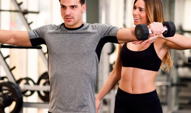couple, gym, exercise, fitness, health, sport, healthy, dumbbells, men, woman, gym, gym, gym, gym, gym