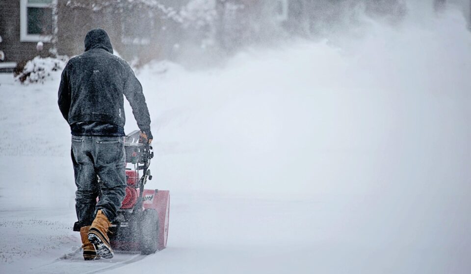 snowblowing, nature, snowblower, snow, blower, blowing, snowstorm, storm, windy, digging out, winter