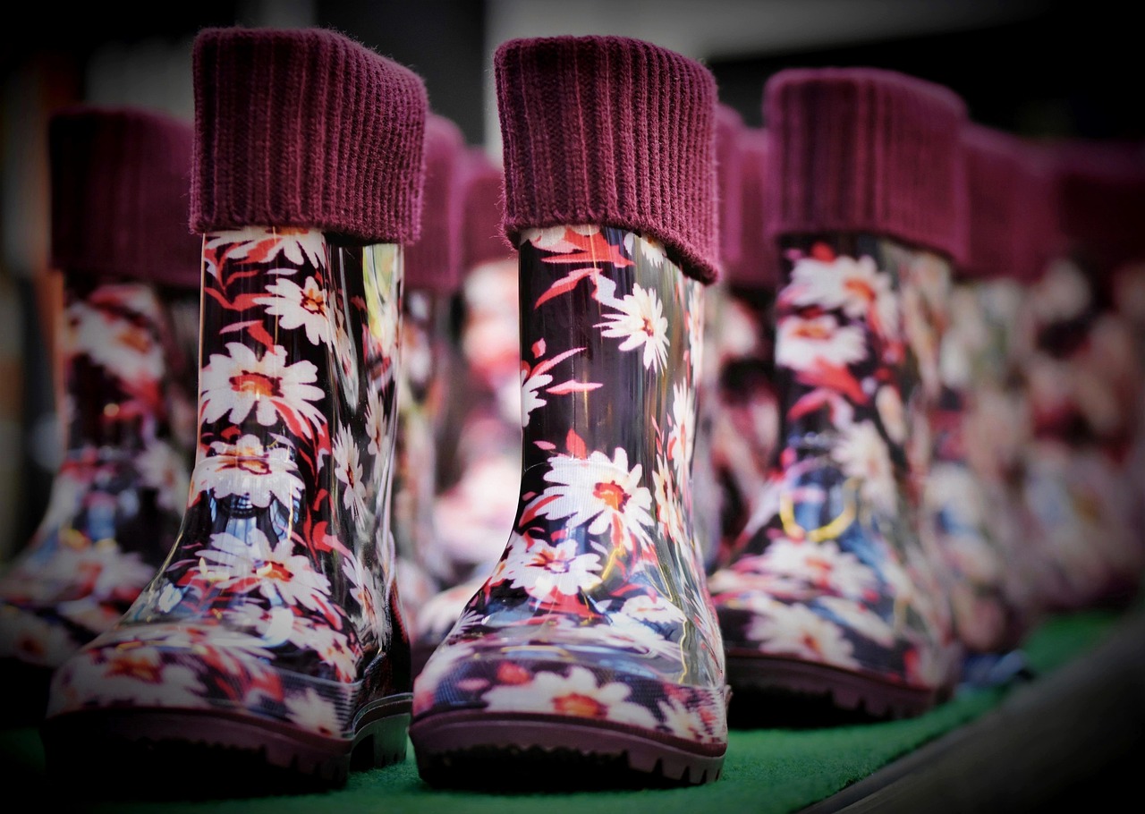 rubber boots, shoes, boots, clothing, footwear, floral, pattern, stylish, shoes, shoes, boots, boots, boots, clothing, clothing, clothing, clothing, footwear, footwear, footwear, footwear, footwear, floral