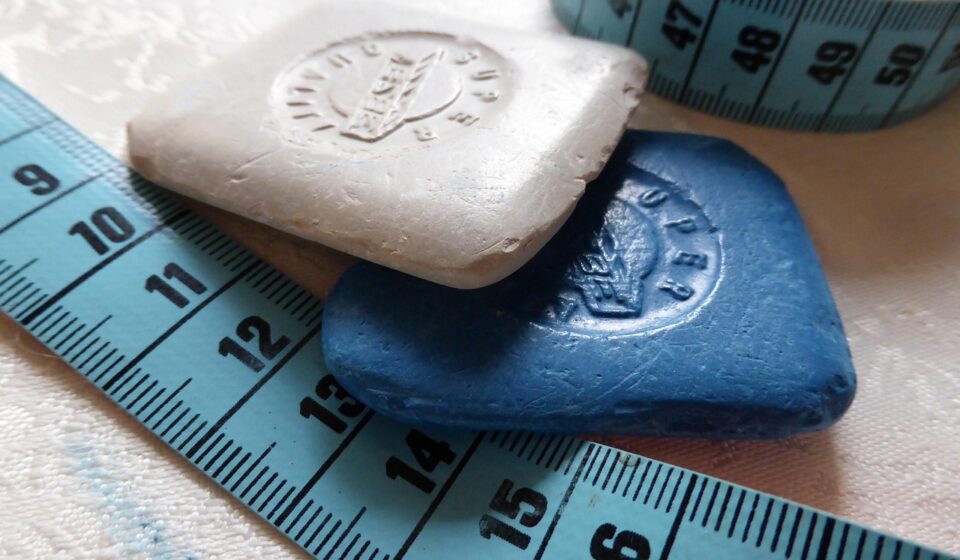 tailor's chalk, sew, sewing supplies, needlework, meter, chalk, tailoring, craft, hobby, take measurements, measure, mark, blue, centimeters, millimeter, accuracy, make gifts yourself, fabrics, material, tailor's chalk, tailoring, tailoring, tailoring, tailoring, tailoring